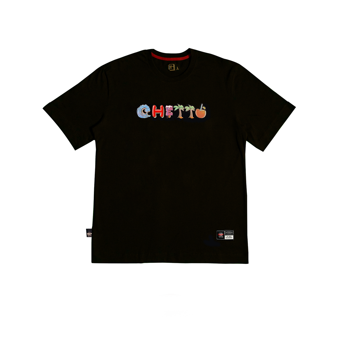 Camiseta Ghetto Coco Loco Negra