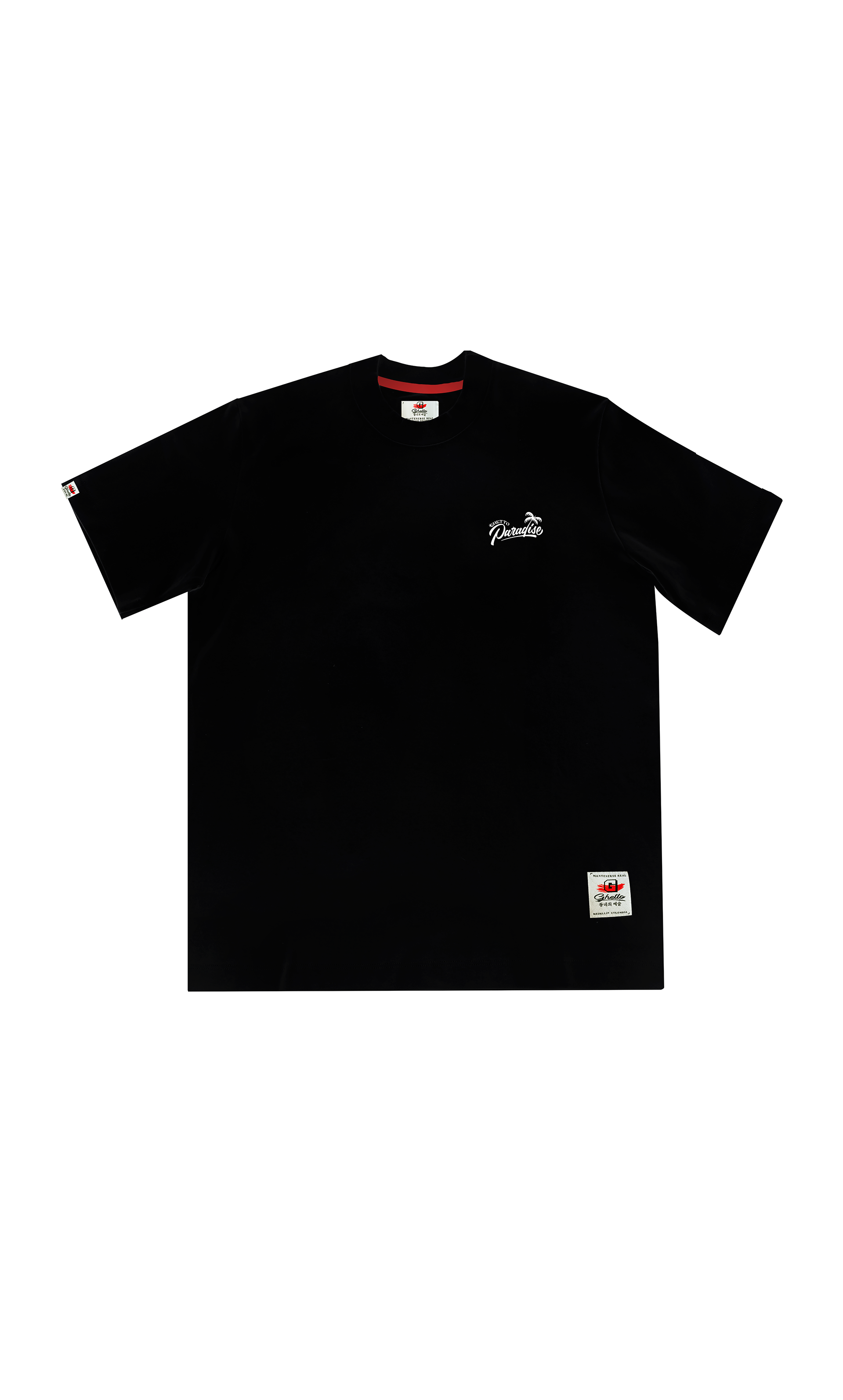 Camiseta Medallo Paradise Negra