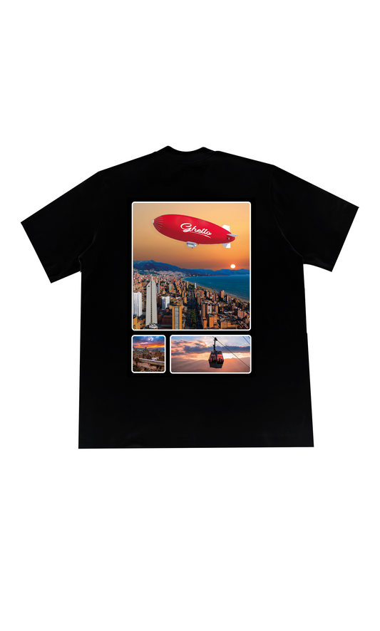Camiseta Medallo Paradise Negra