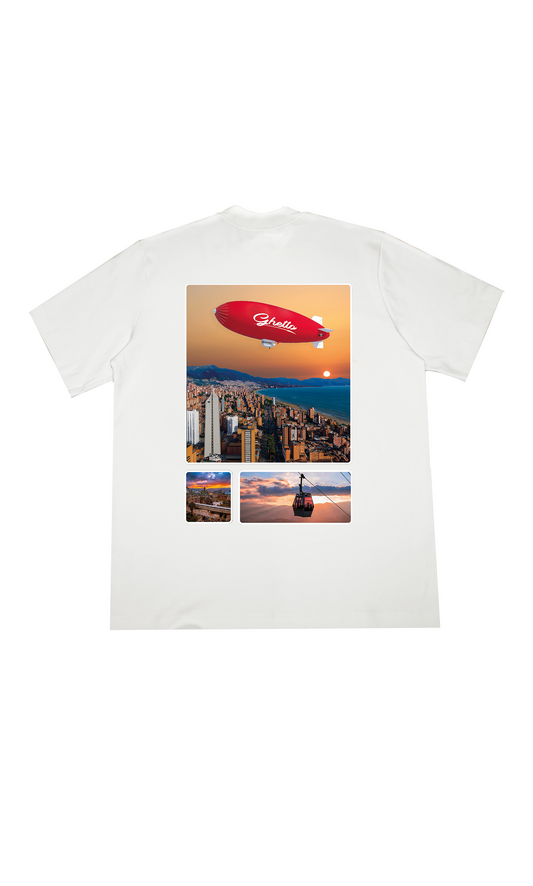 Camiseta Medallo Paradise Crema