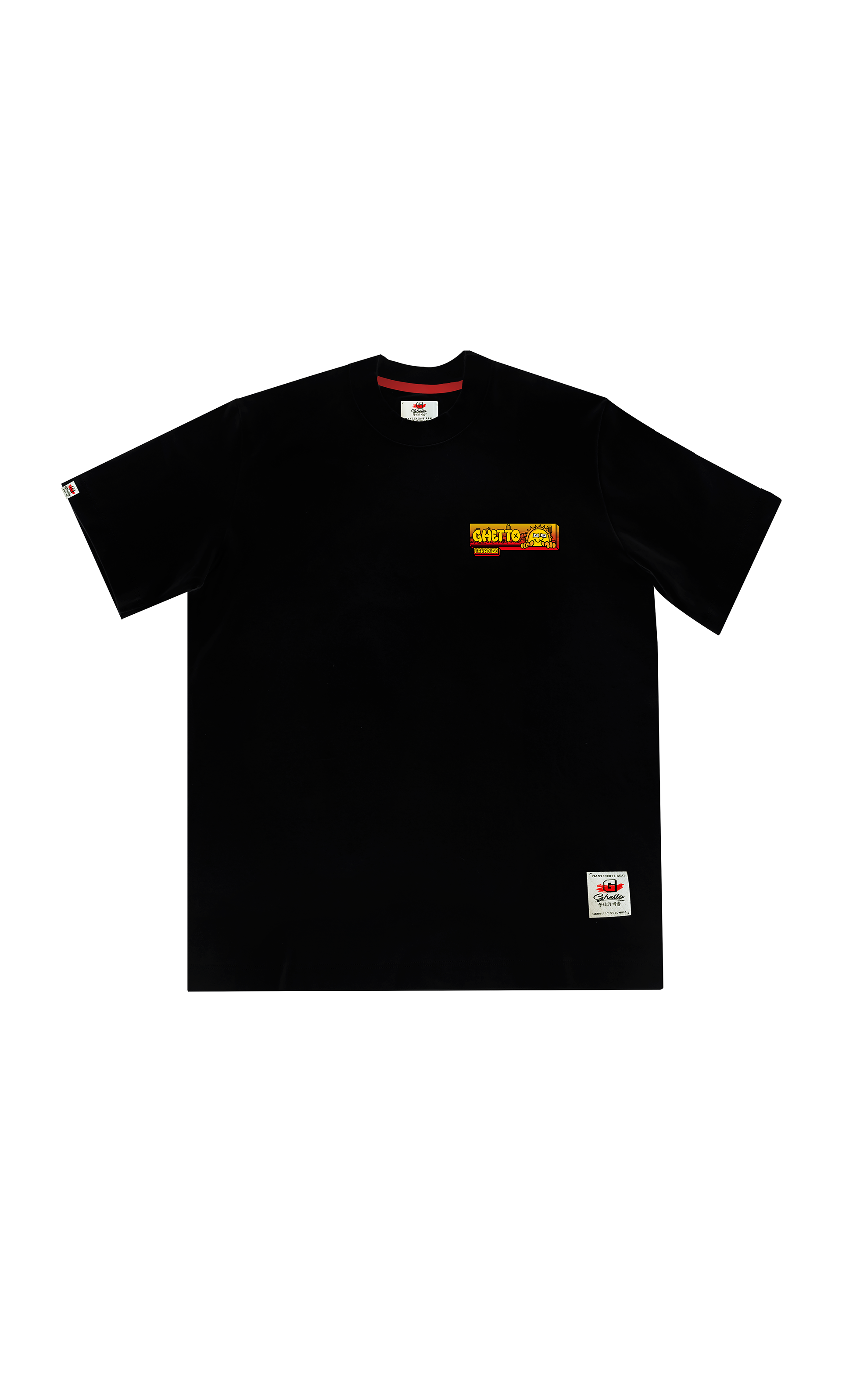 Camiseta Ghetto Paradise Negra