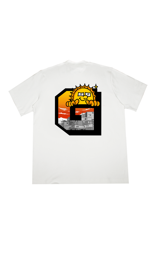 Camiseta Ghetto Paradise Crema