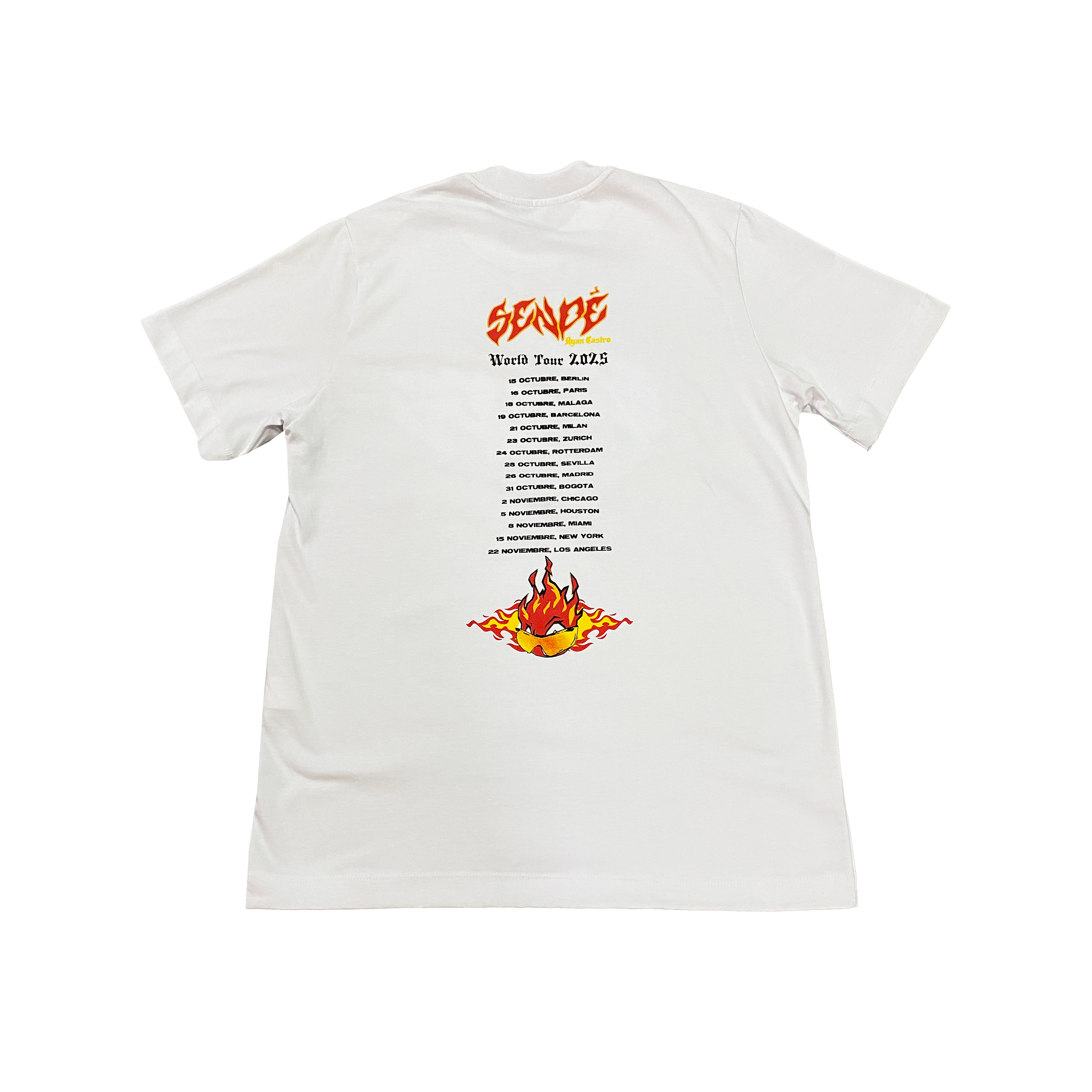 Camiseta Sende Blanca Fechas