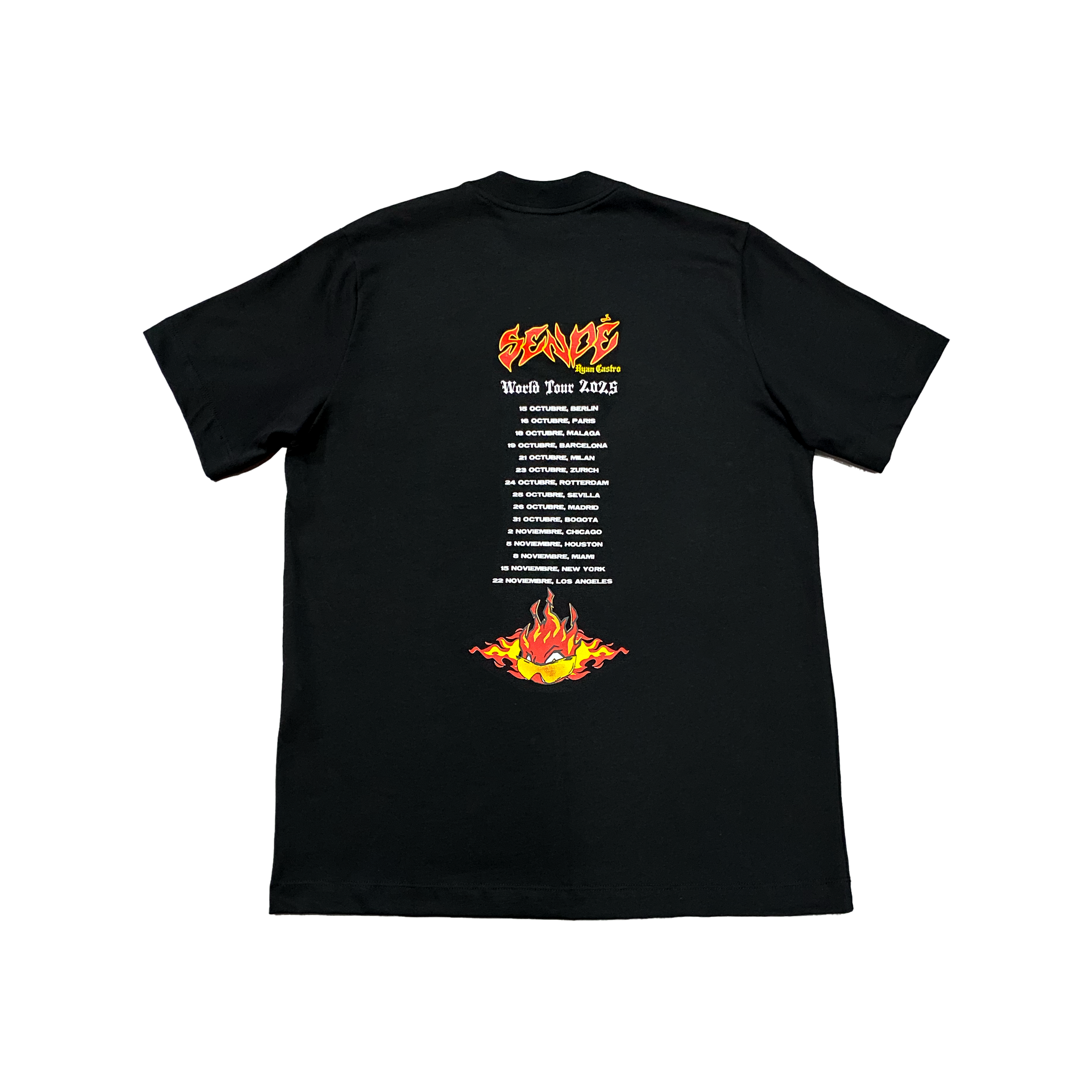 Camiseta Sende Negra Fechas