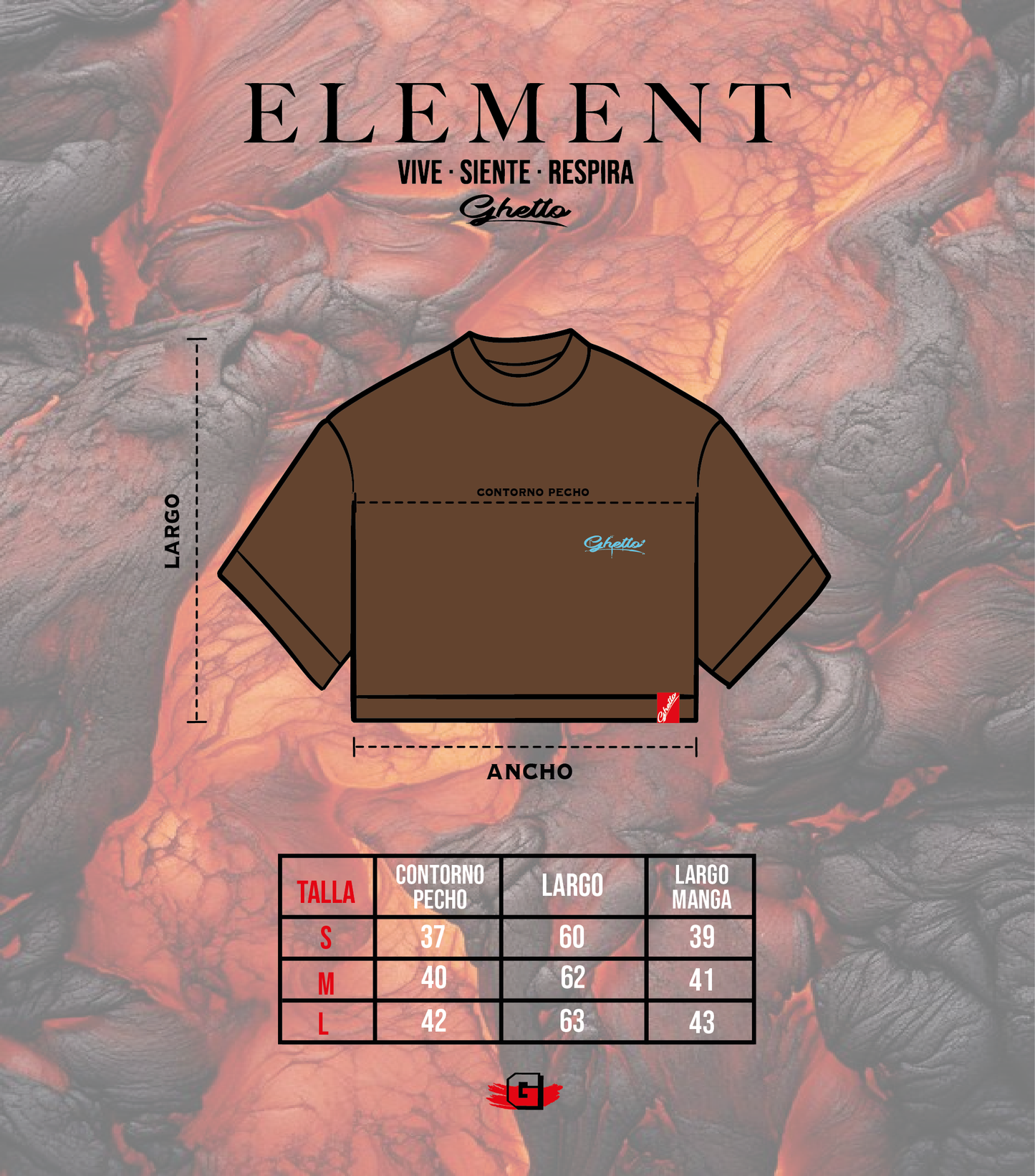 Crop Top Fuego  - Element