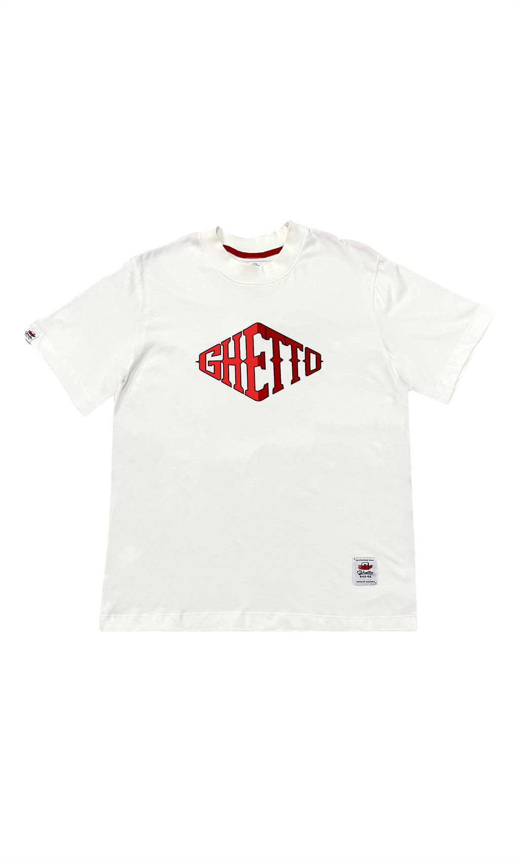 Camiseta Ghetto Rombo Blanca