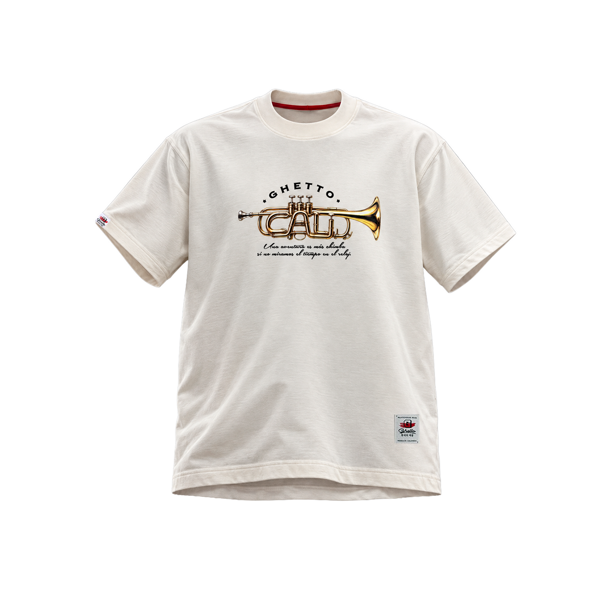 Camiseta Trompeta Crema