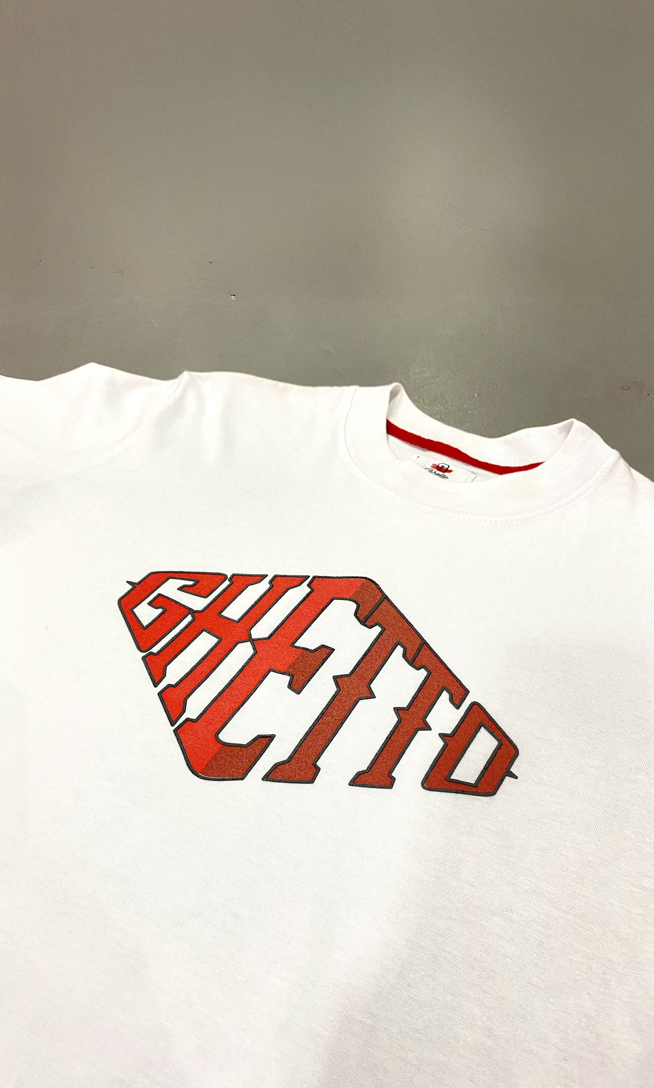 Camiseta Ghetto Rombo Blanca