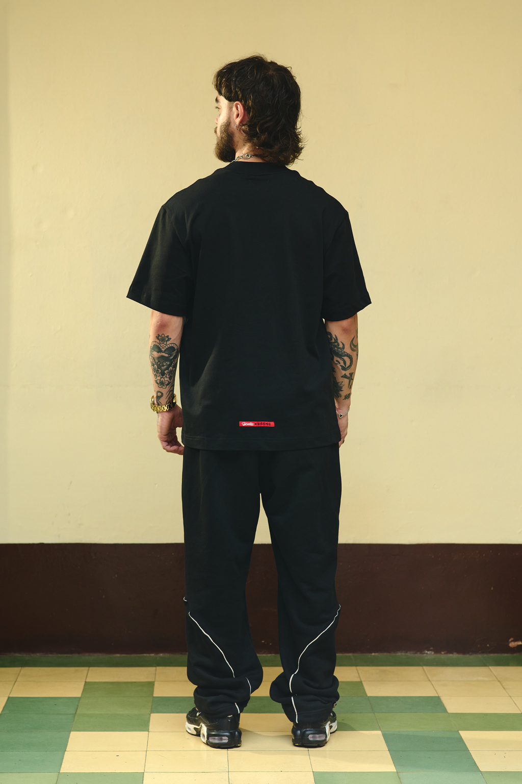 Camiseta G Negro Fino