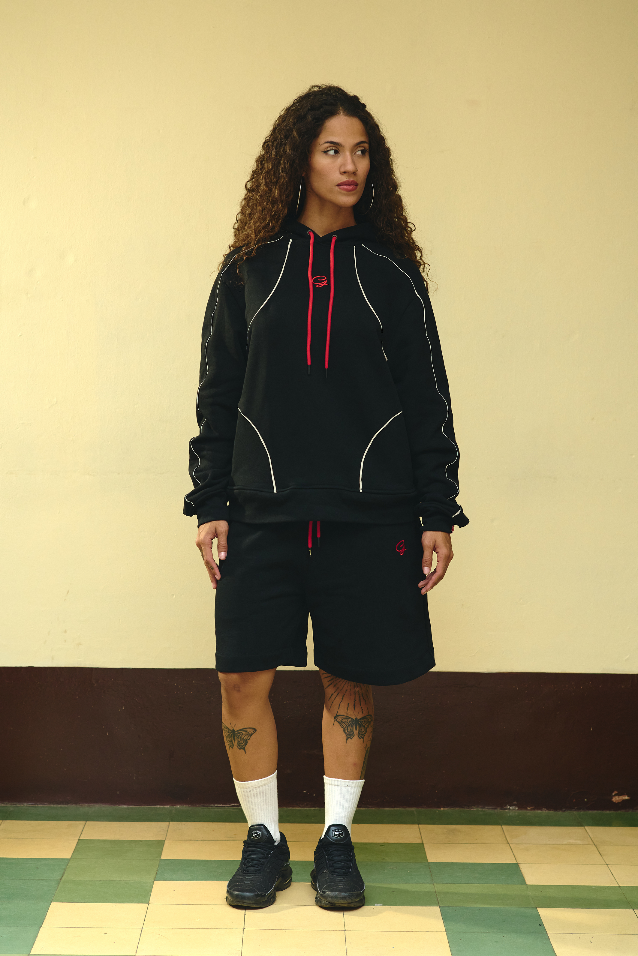 Pantaloneta Negra Fino