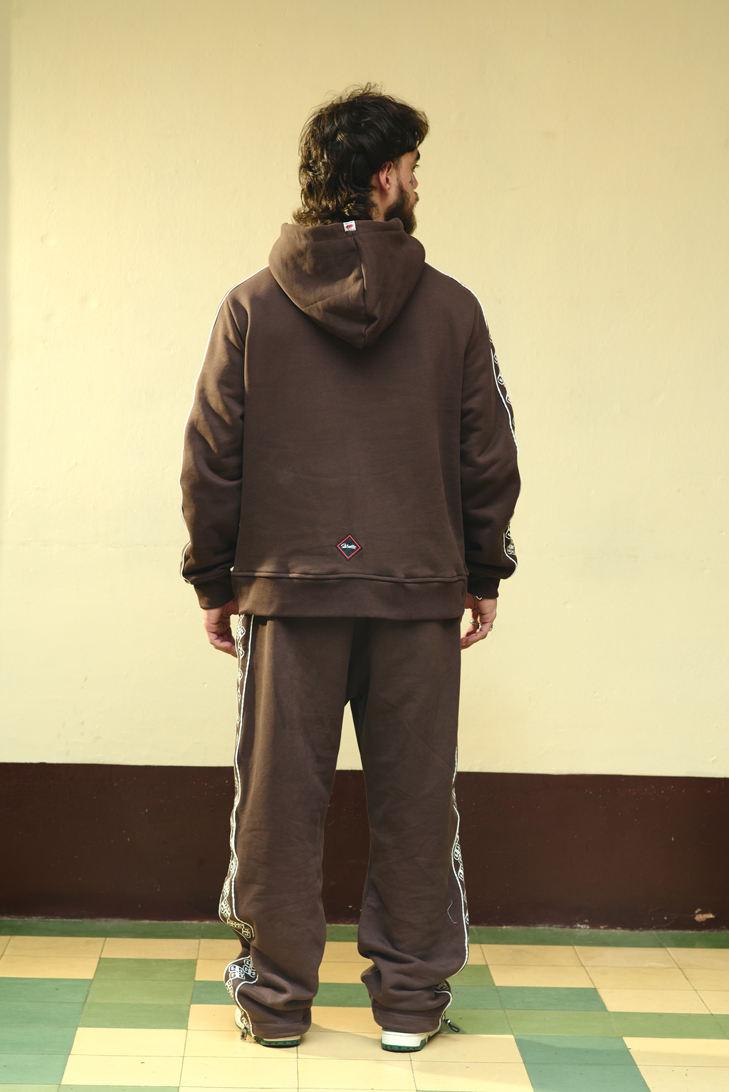 Hoodie Chocolate Monograma