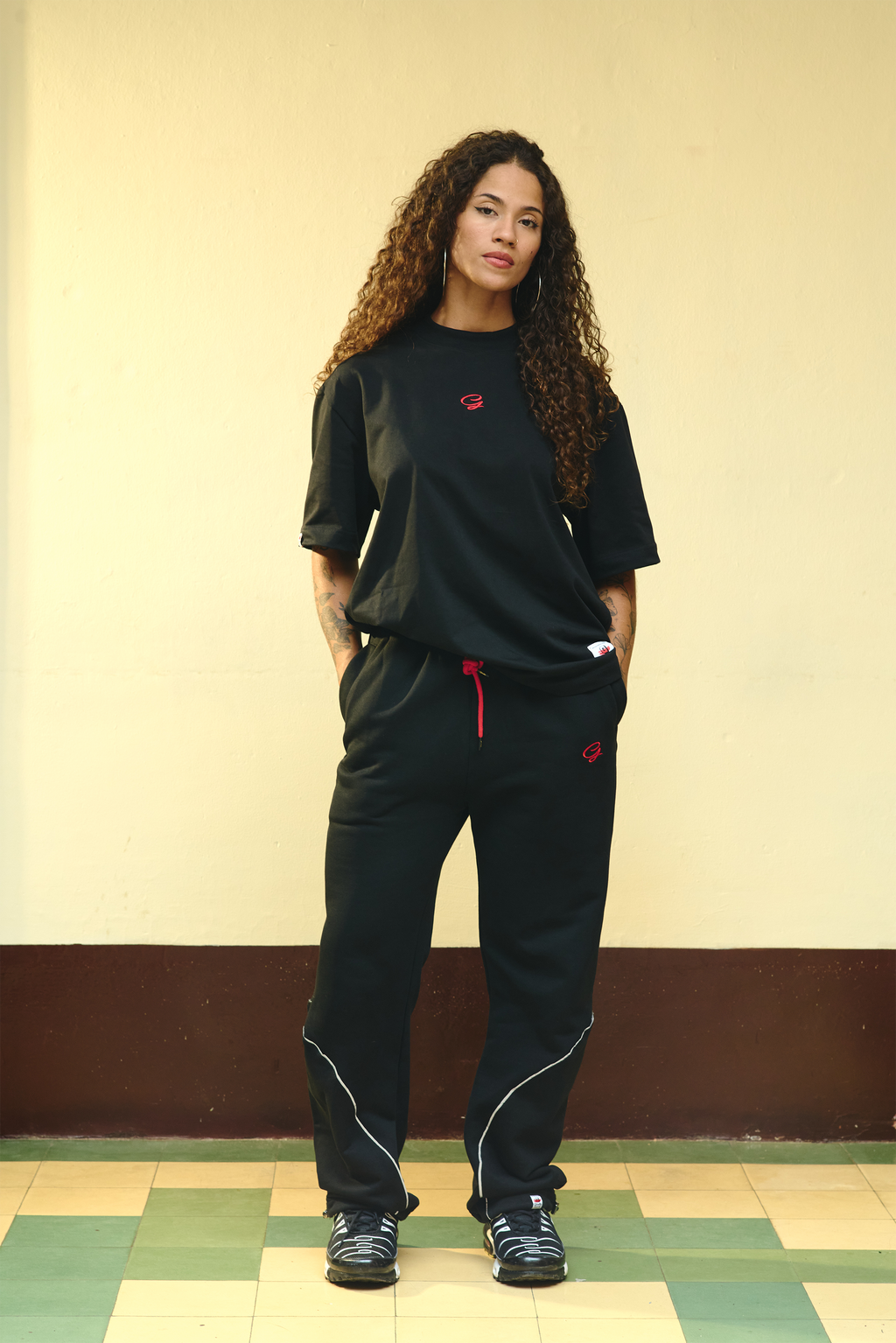 Camiseta G Negro Fino