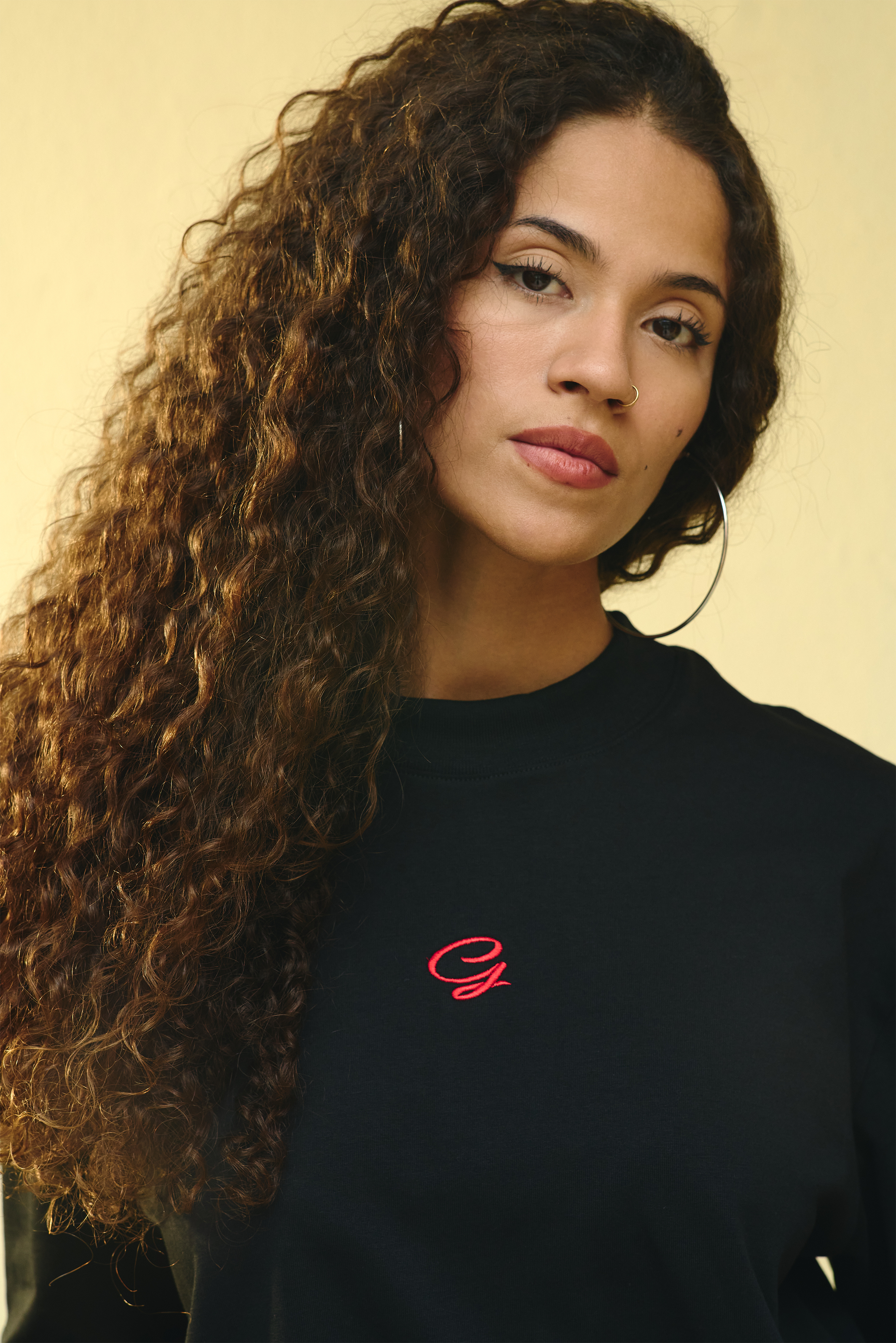 Camiseta G Negro Fino