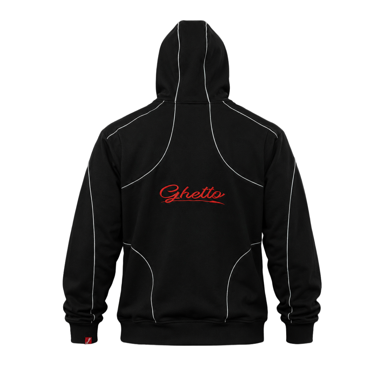 Hoodie Negro Reflectivo