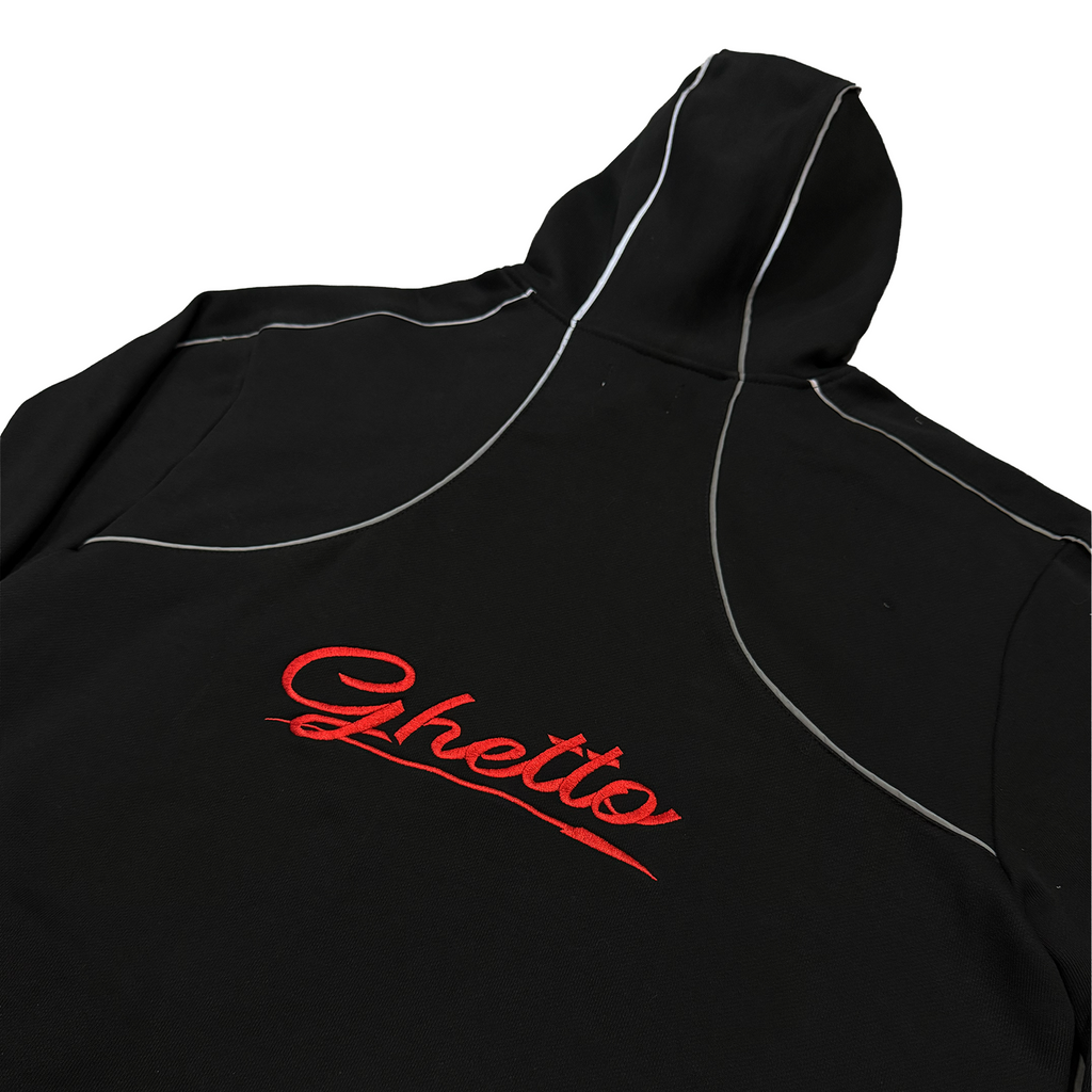 Hoodie Negro Reflectivo