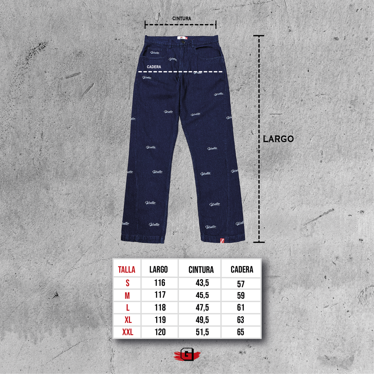 Pantalón Denim El Juego de la Vida