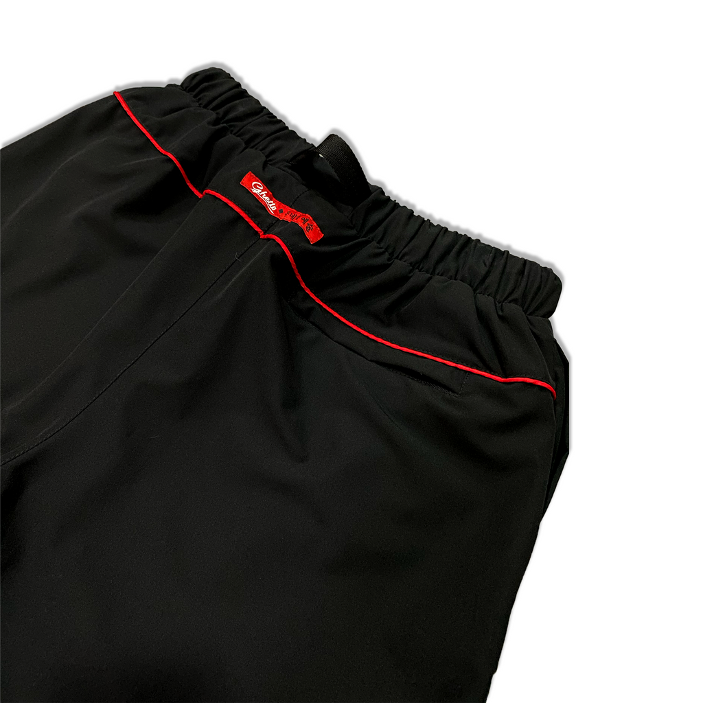 Pantaloneta Negra Con Cinturón