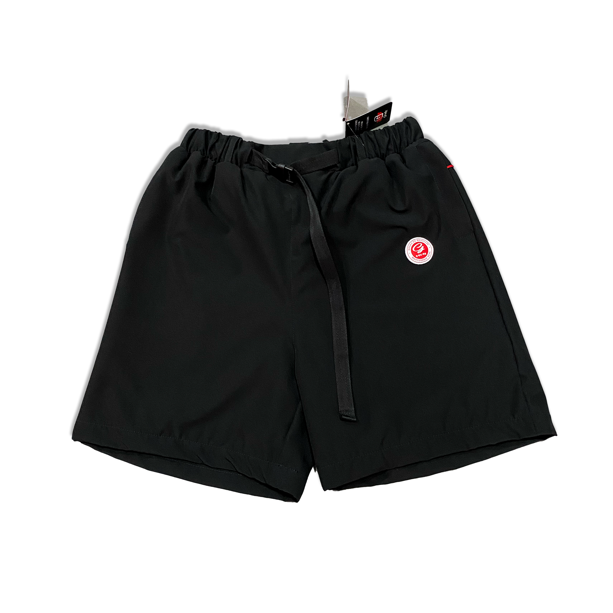 Pantaloneta Negra Con Cinturón