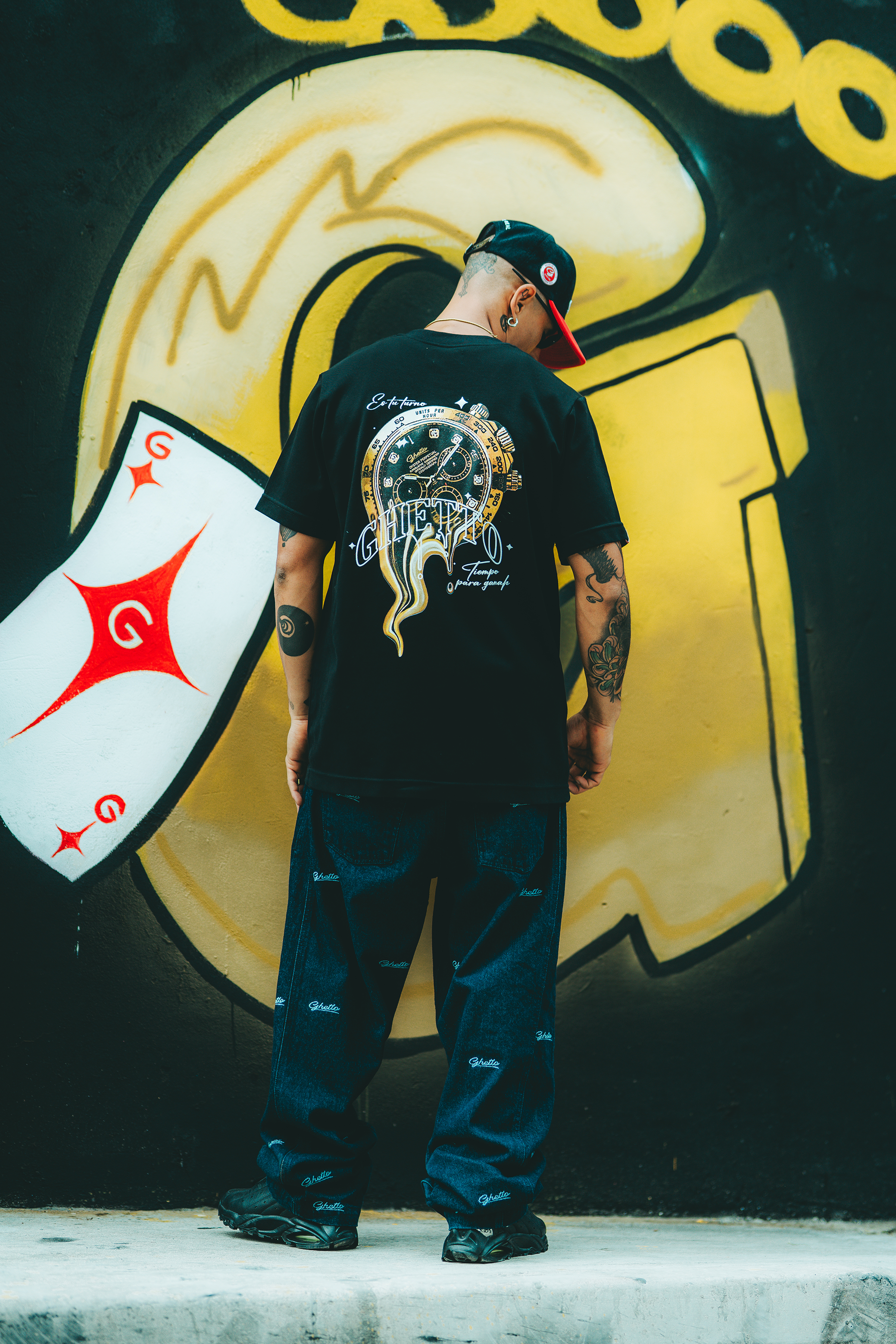 Camiseta Tiempo Para Ganar Negra