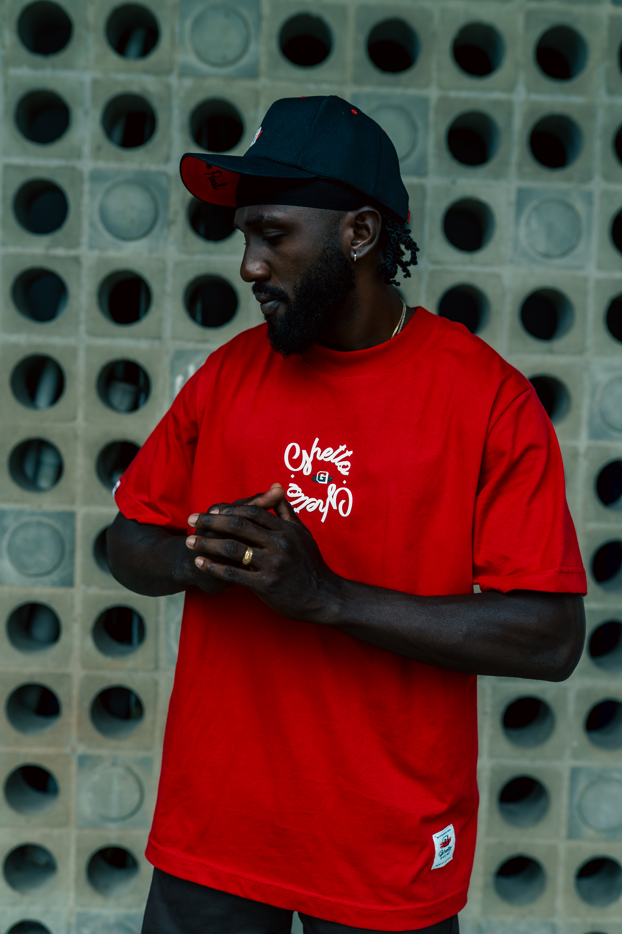 Camiseta Clásica Ghetto Roja