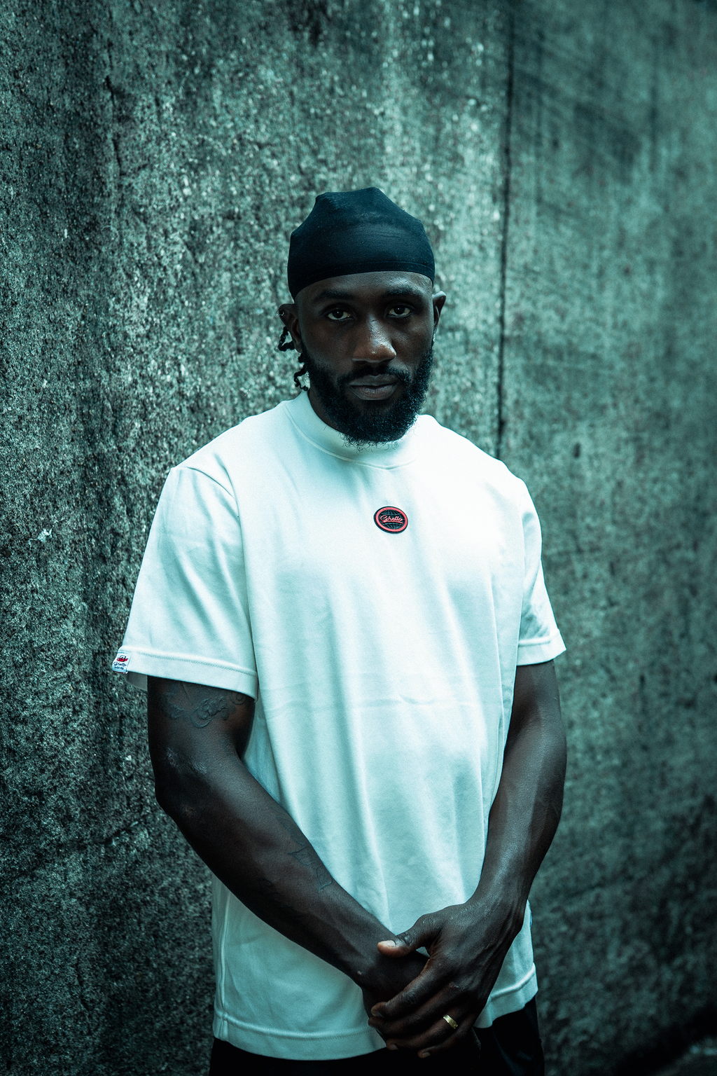 Camiseta Aplique Crema