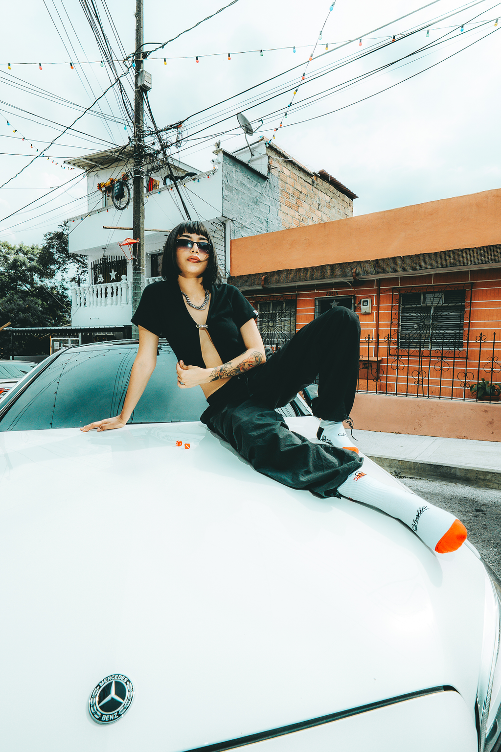 Top Broche Ghetto Negro