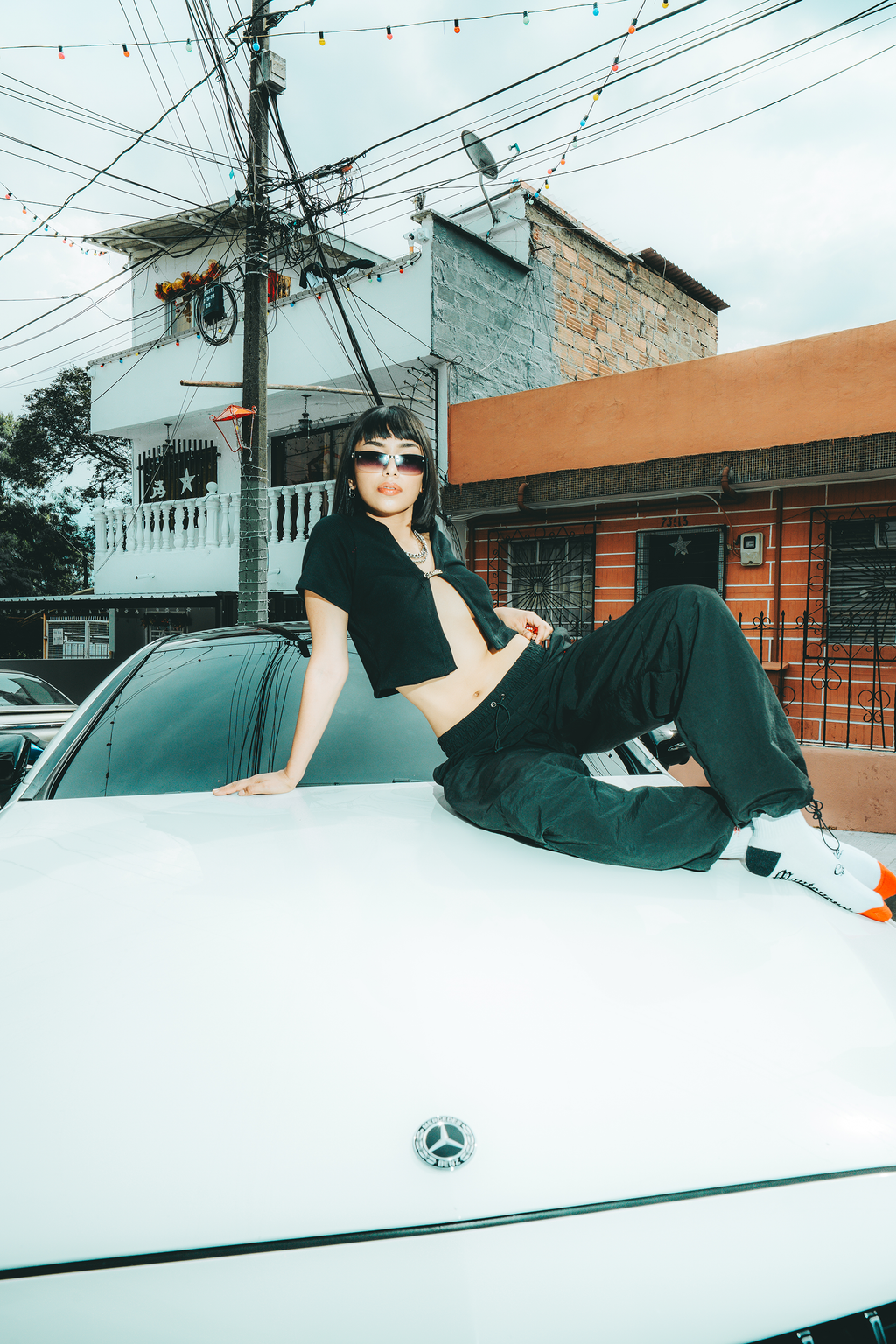 Top Broche Ghetto Negro