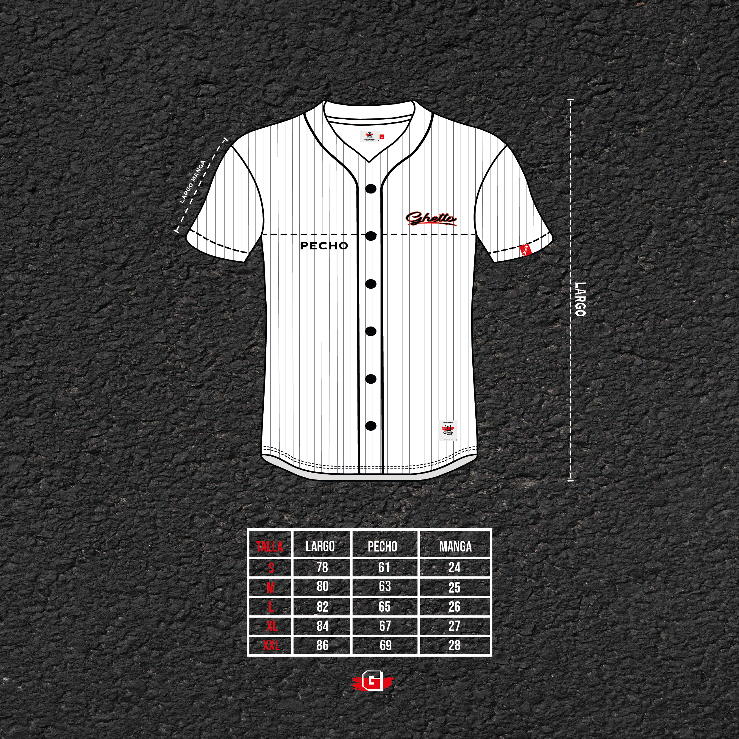 Jersey Beisbolera Ciudad G