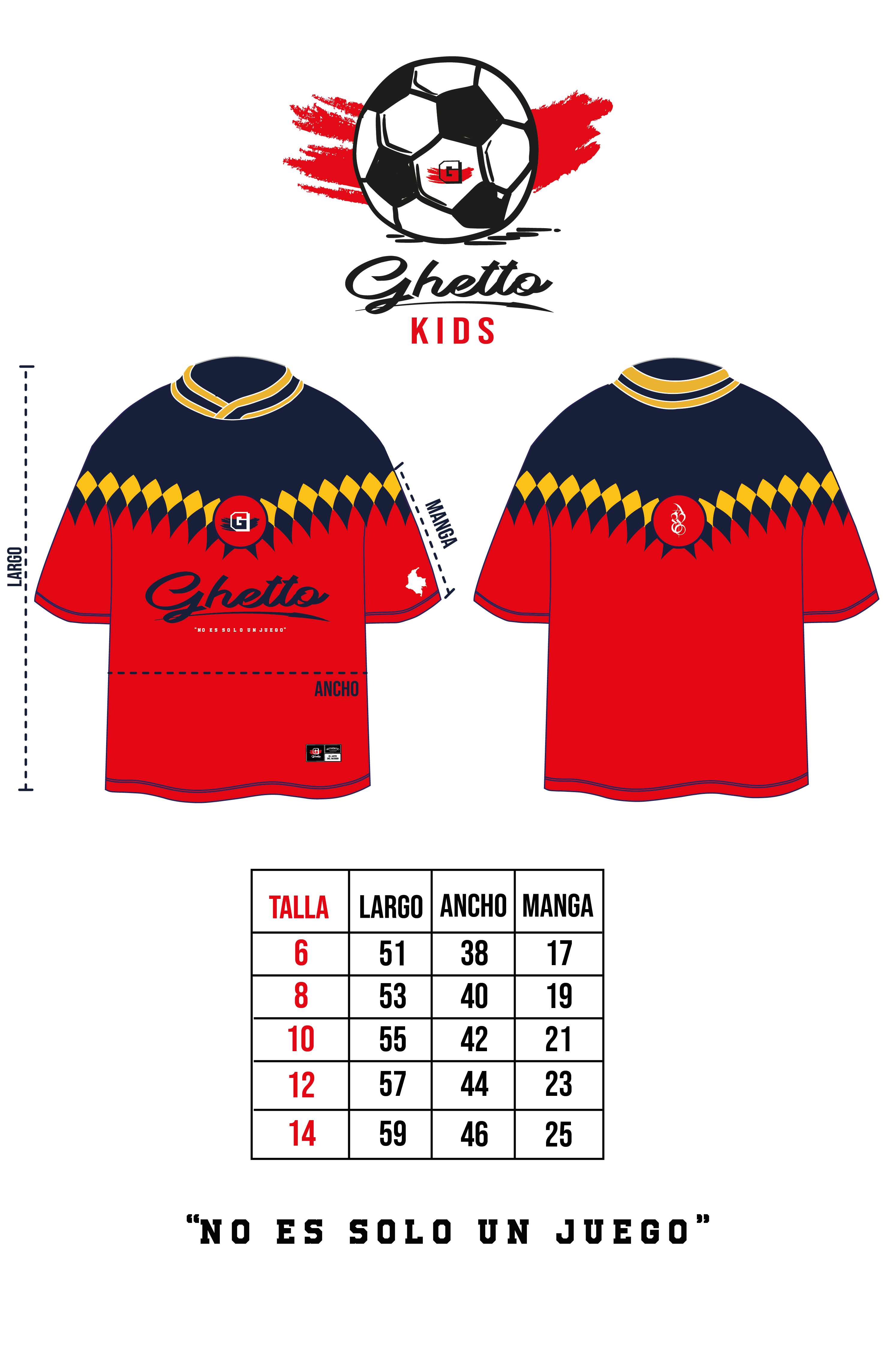 Camiseta Selección Ghetto Kids - Colombia