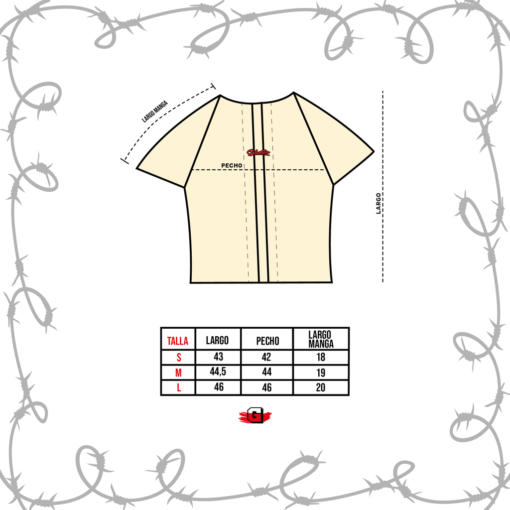 Top Broche Ghetto Crema