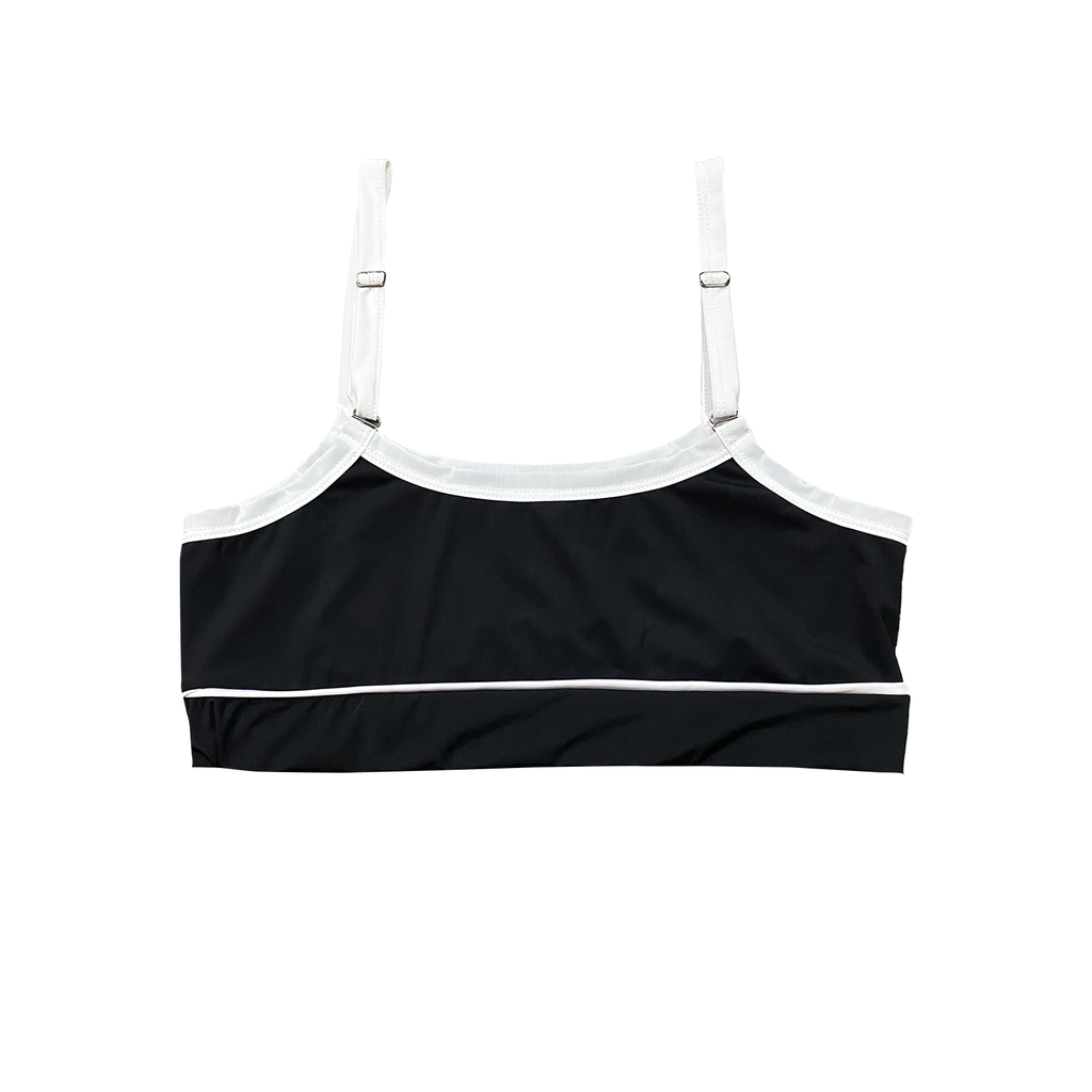 Top Microfibra Negro