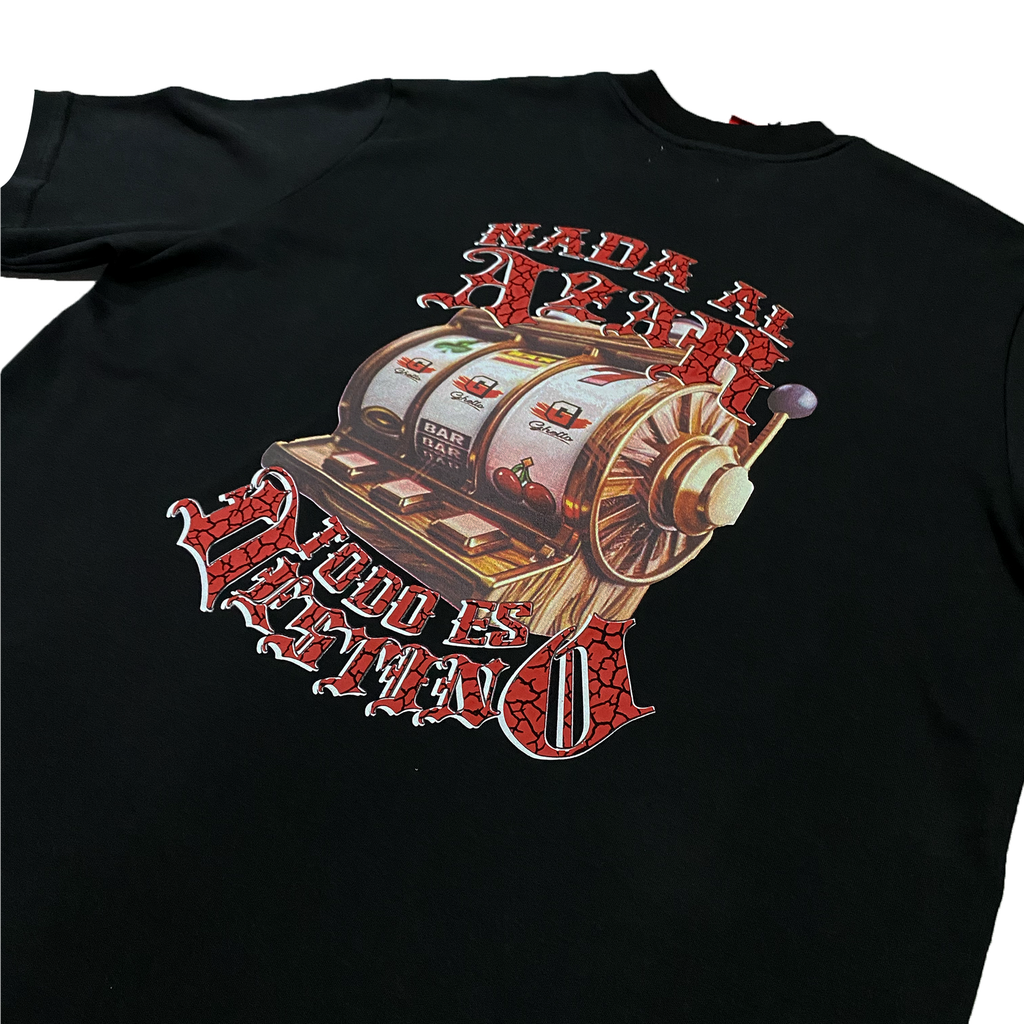 Camiseta Nada al Azar Negra