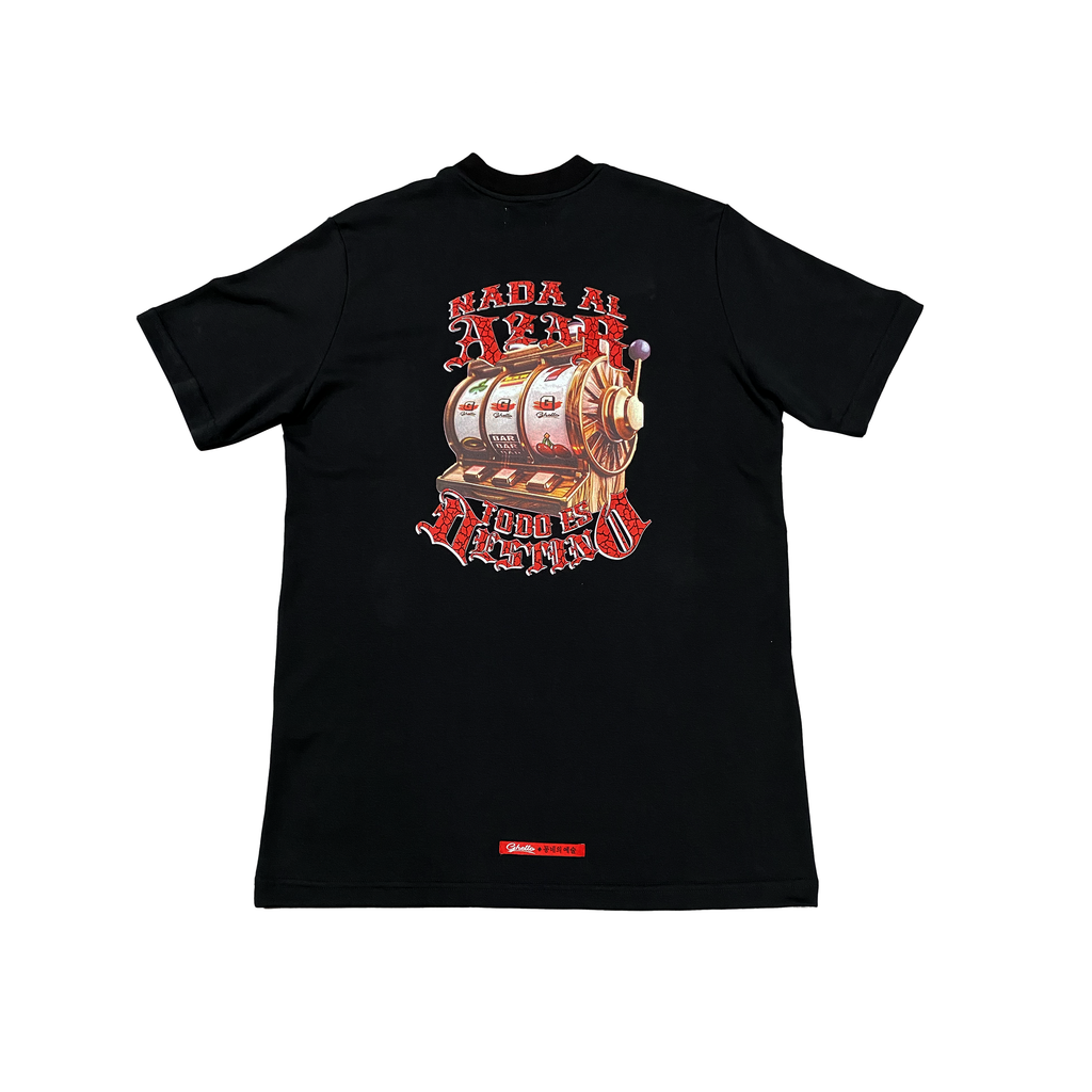 Camiseta Nada al Azar Negra