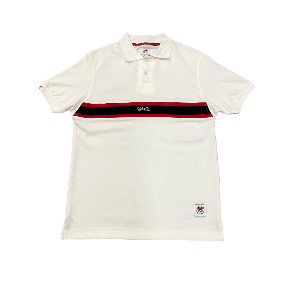 Camiseta Polo Banda Crema