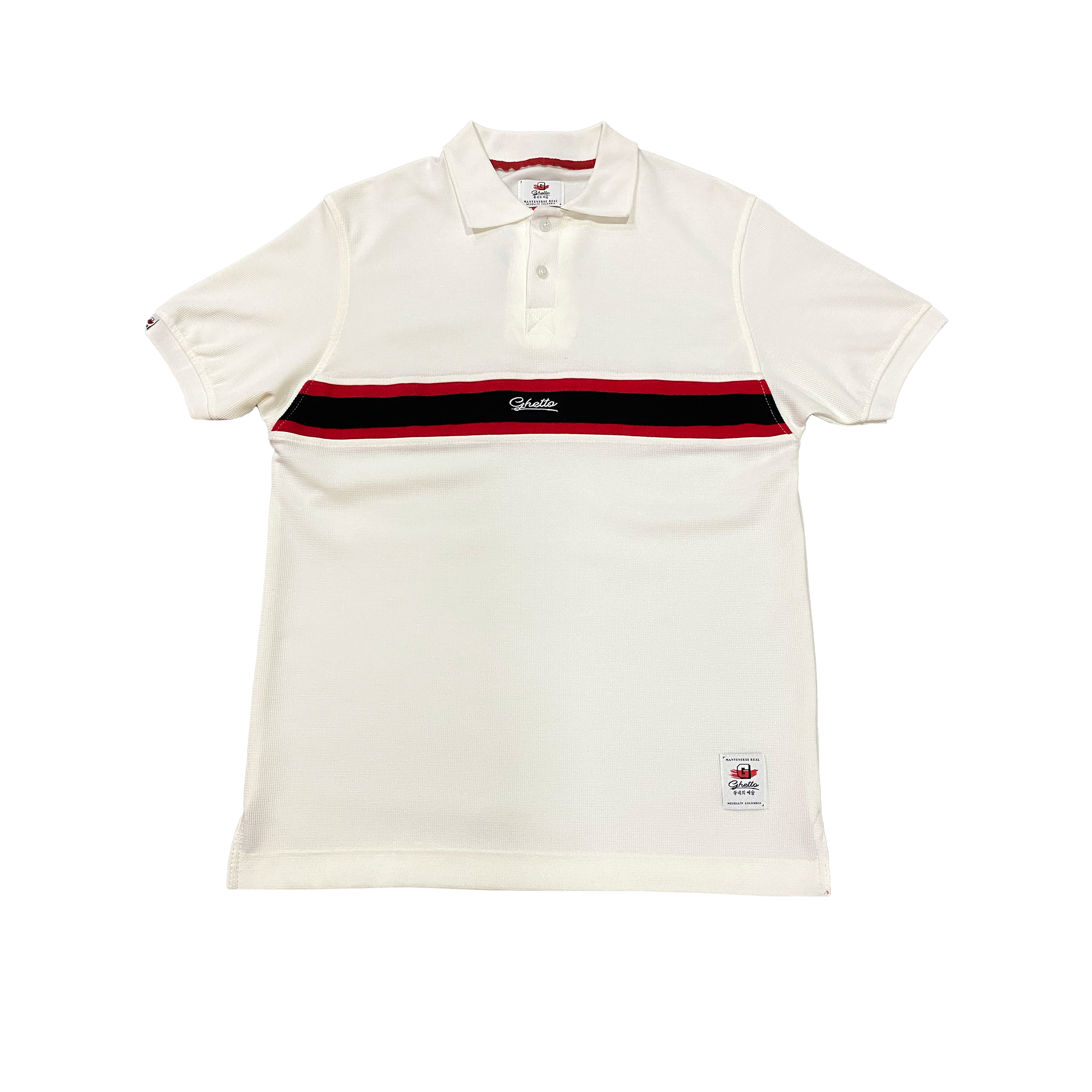 Camiseta Polo Banda Crema