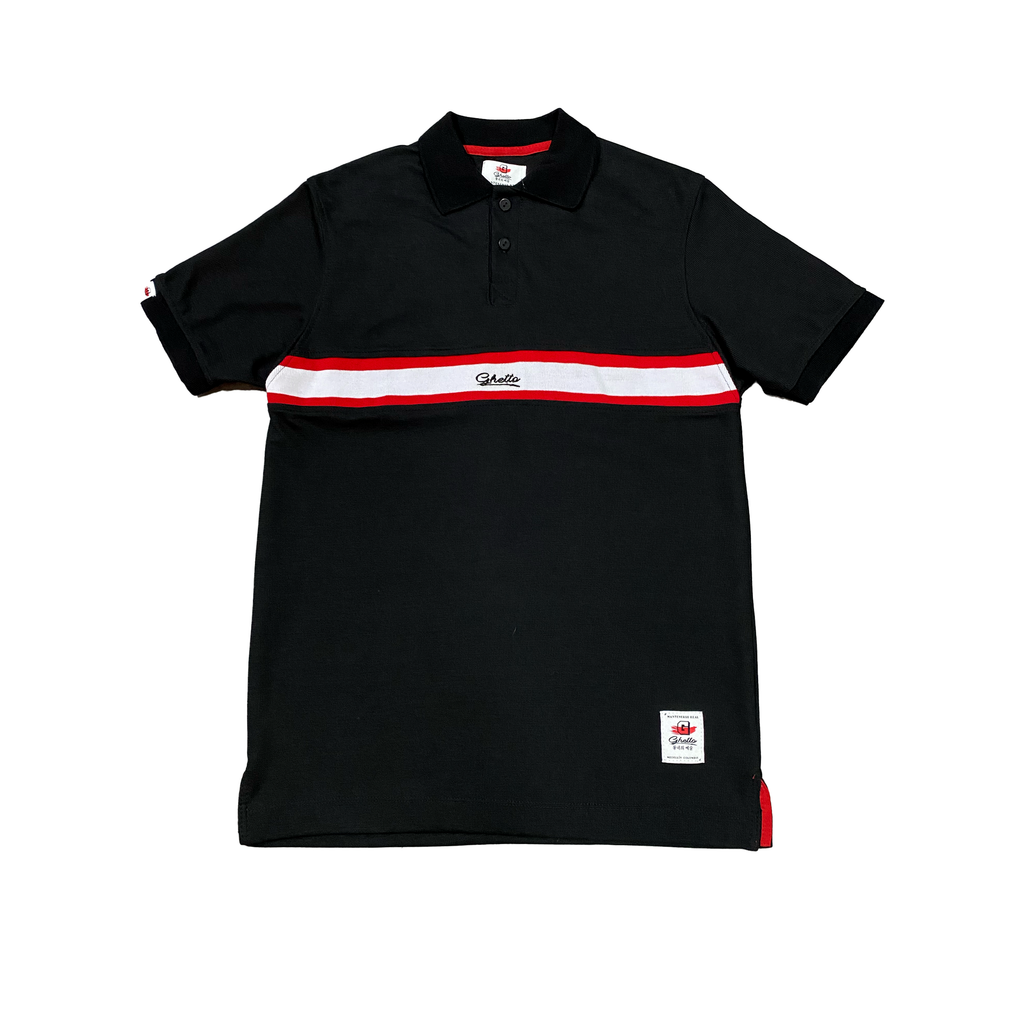 Camiseta Polo Banda Negra