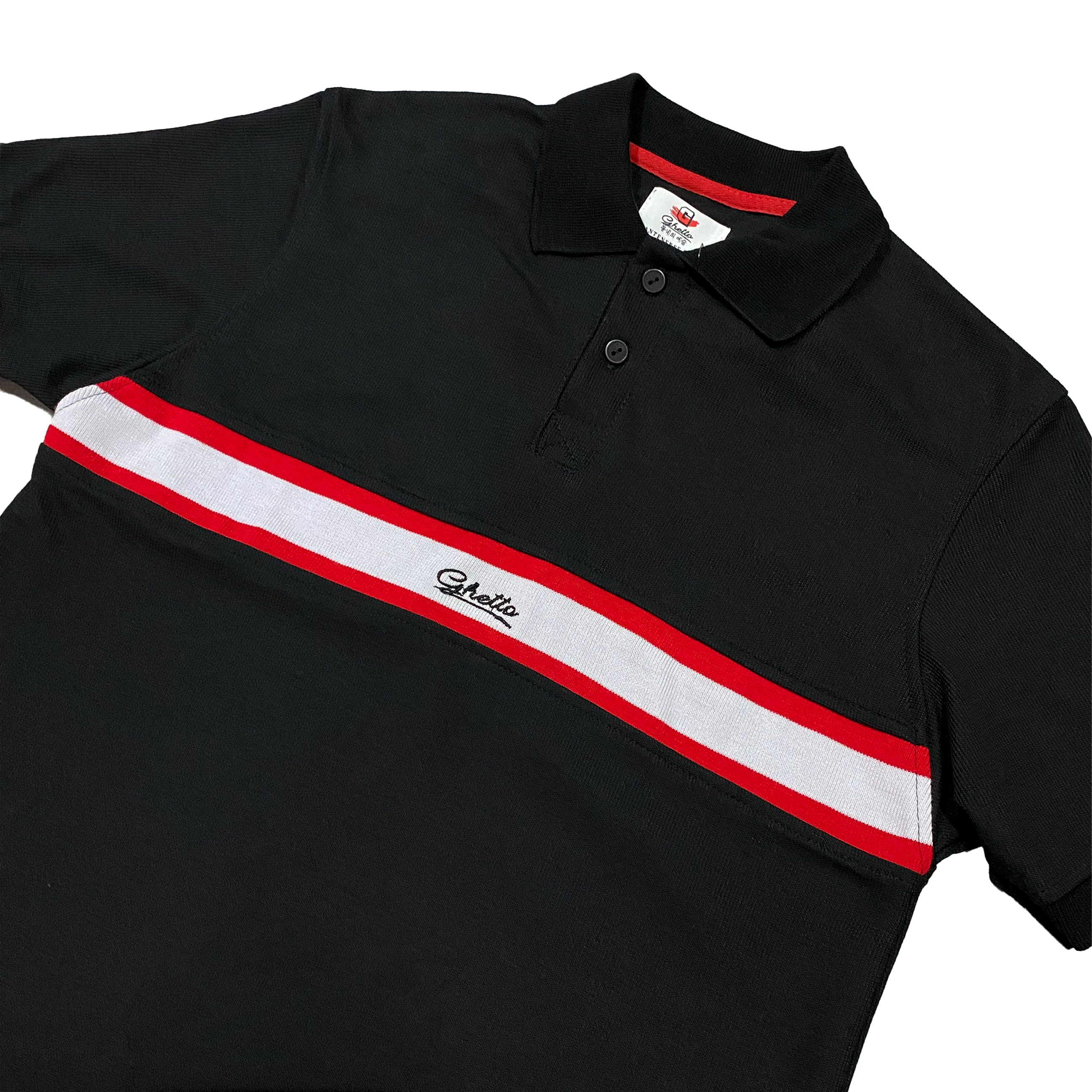 Camiseta Polo Banda Negra