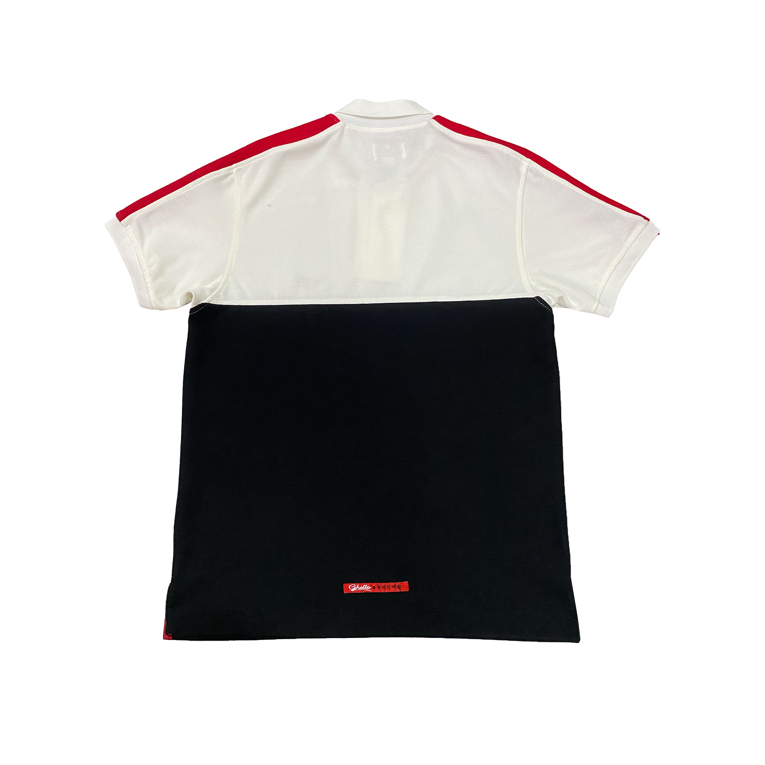 Camiseta Polo Bloques Crema