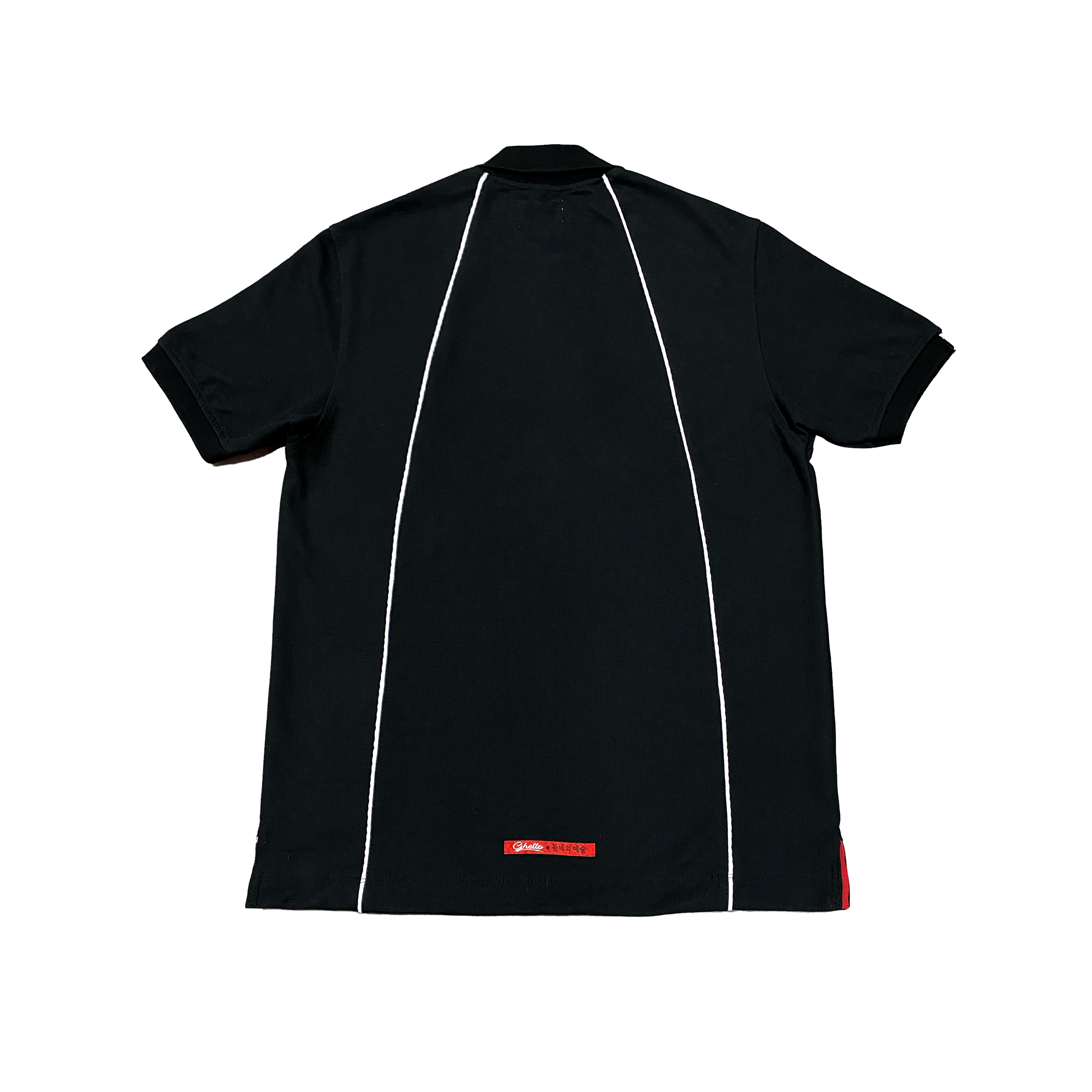 Camiseta Polo Clasica Vivo Negra