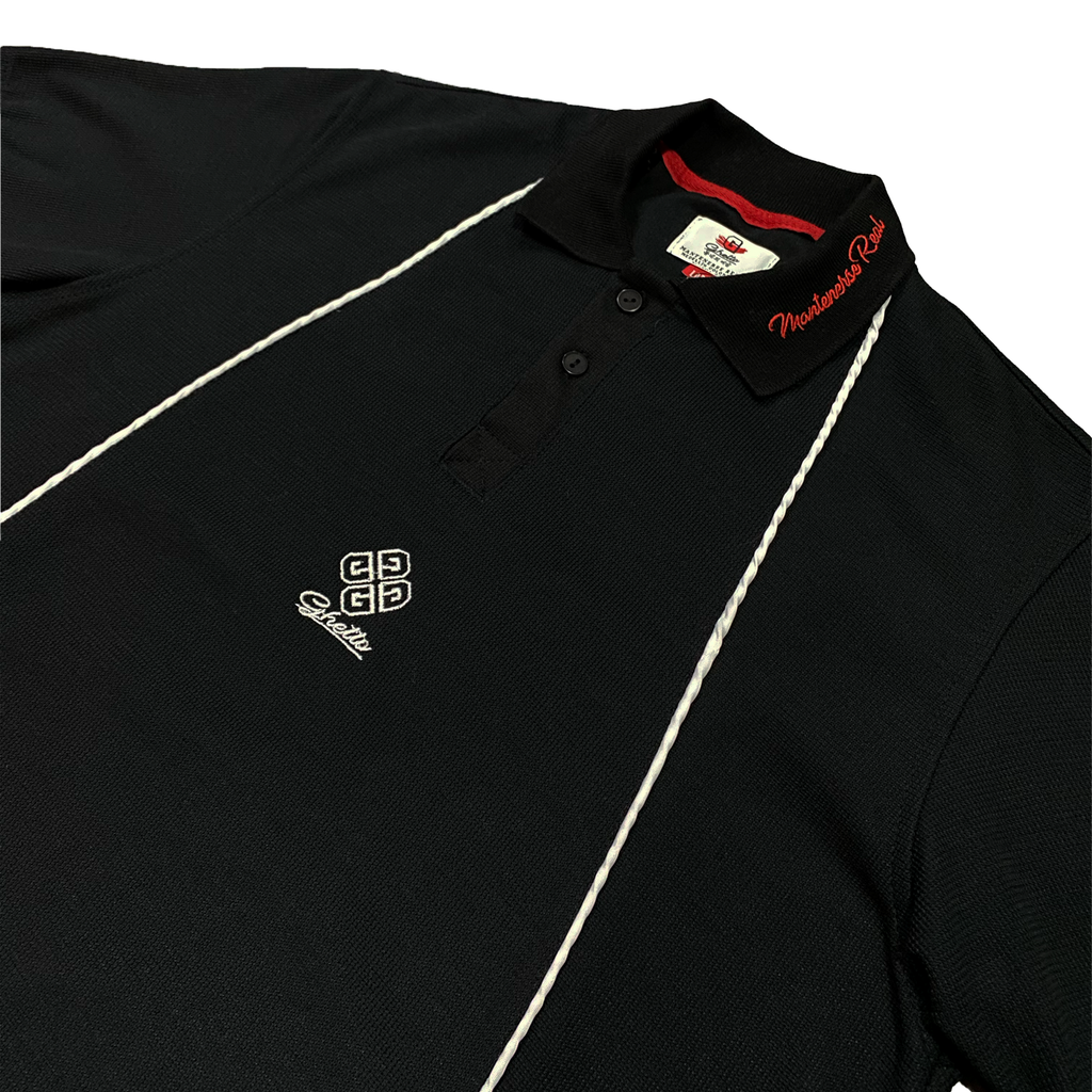 Camiseta Polo Clasica Vivo Negra