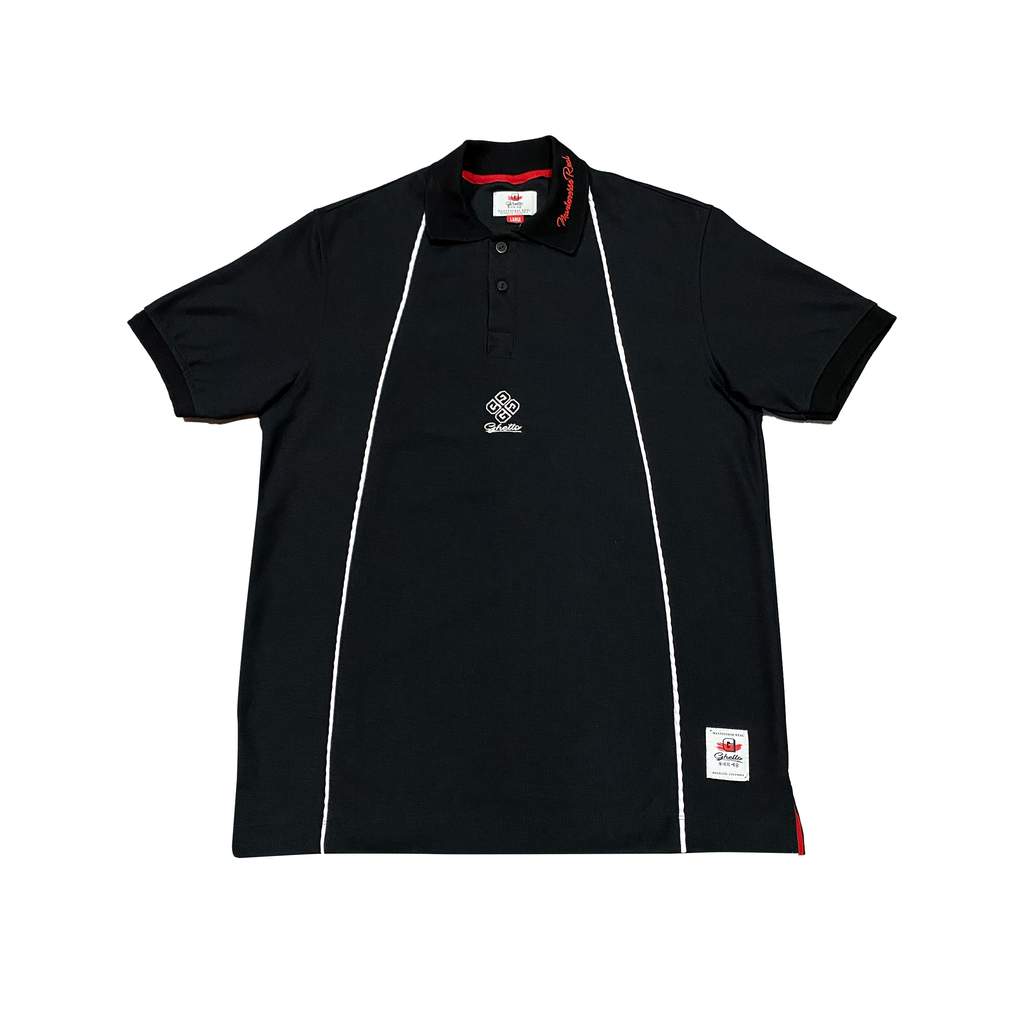 Camiseta Polo Clasica Vivo Negra