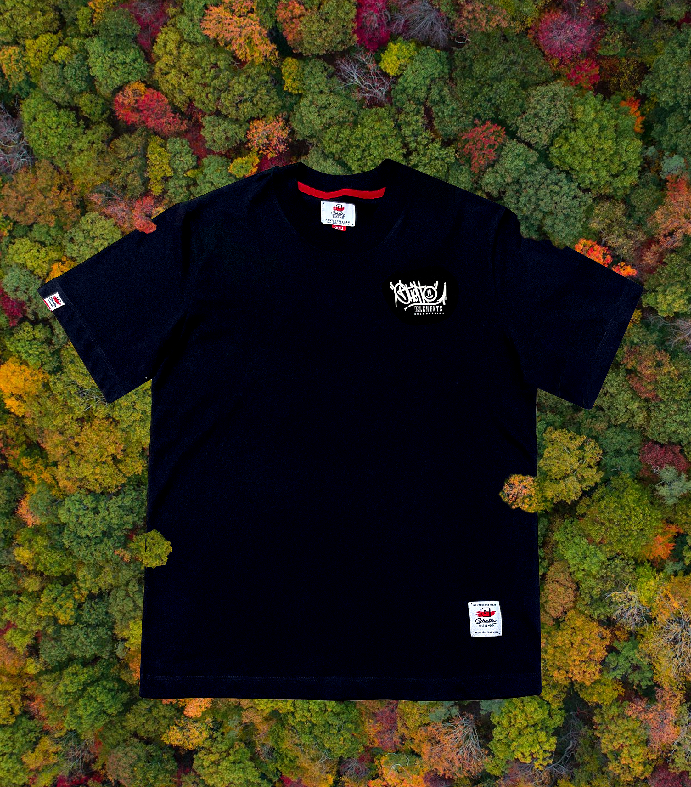 Camiseta Solo Respira Negro - Element